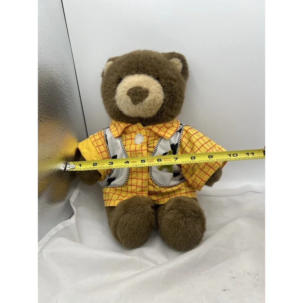 Build A Bear Brown Teddy Bear Plush 13” Disney Pixar Toy Story Woody Top